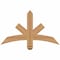 Ekena Millwork Alberta Smooth Timber Gable Bracket, Western Red Cedar, 36"W x 21"H x 3 1/2"D x 3 1/2"F, 14/12 Pitch GBW036X21X0404ALB00SWR - alternate 1